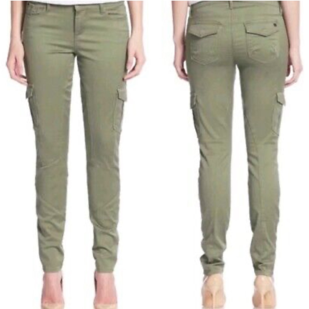 JOES skinny green army like stretch jeans